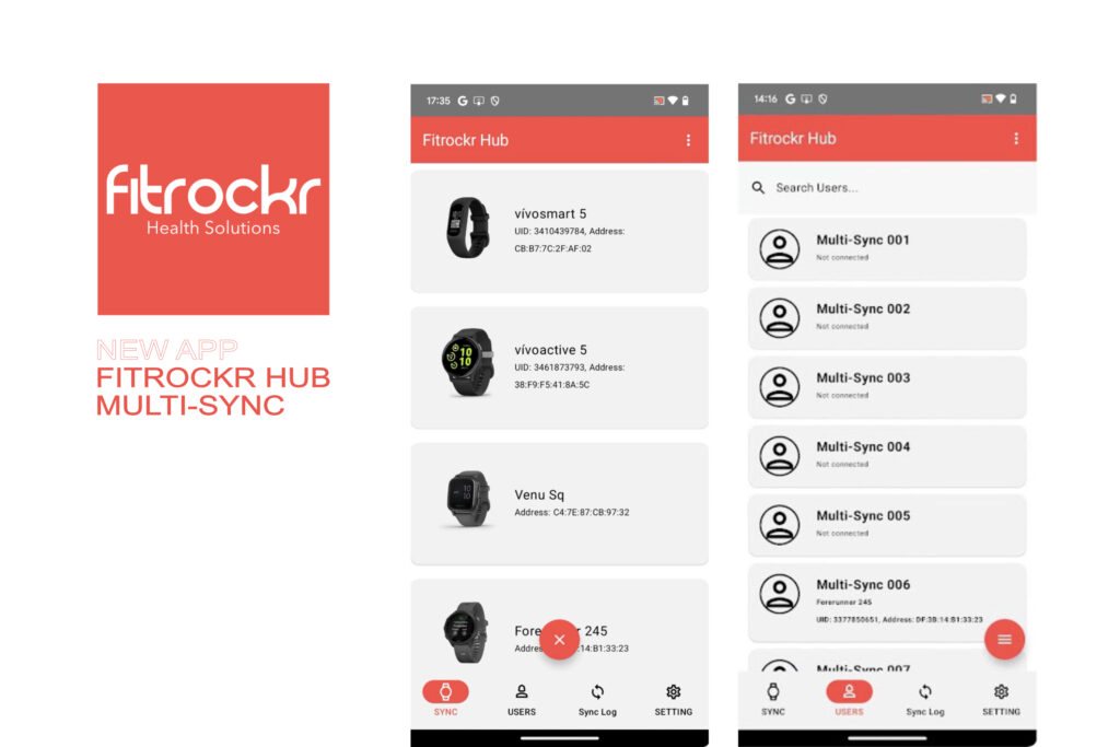 New Fitrockr Hub Multi-Sync App Released